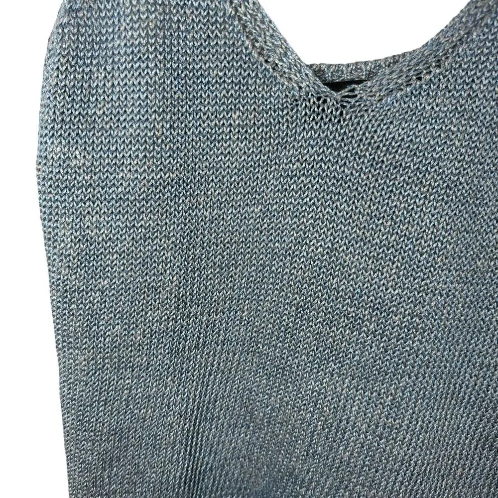 360 Cashmere‎ Sweater Italian Yarn Posey Cami Naples Blue Linen Medium